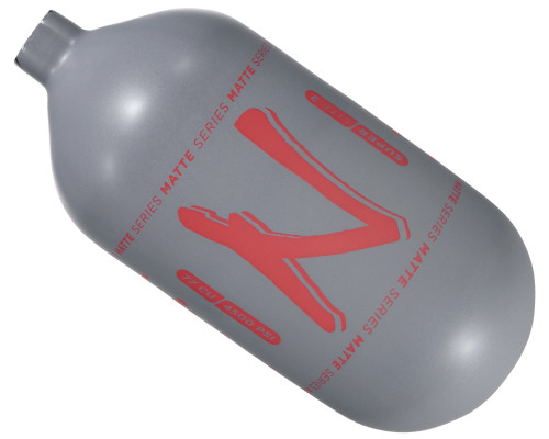 Ninja SL2 Carbon Fiber Air Tank (Bottle Only) - 77/4500 - Matte Gunsmoke/Red