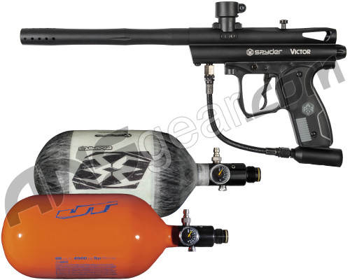 Kingman Victor Paintball Gun w/ Carbon Fiber Tank