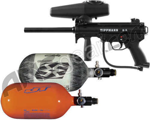 Tippmann A5 Paintball Gun w/ Carbon Fiber Tank