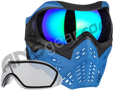 V-Force Grill 2.0 Paintball Mask w/ Free Additional Revo Lens - Azure