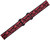 JT ProFlex X/ProFlex Authentic Woven Goggle Strap - Ice Series Red