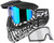 JT ProFlex Paintball Mask - Zebra w/ 2 Lenses