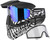 JT ProFlex Paintball Mask - Zebra w/ 2 Lenses