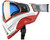 Push Unite XL Paintball Mask - White Walker Red
