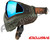 First Strike Push Unite Mask - Olive/Brown w/ Chrome Blue Lens