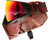 Carbon CRBN Zero Pro Paintball Mask (Less Coverage) - Blood