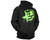 Planet Eclipse 2014 Rec Hooded Sweatshirt - Black/Green - Small (ZYX-0788)