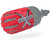 Bunkerkings Knuckle Butt Tank Cover - WKS We Kill Suckers Knife Red