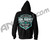 HK Army Shield Zip-Up Hooded Sweatshirt - Black - XL (ZYX-1163)