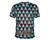 HK Army Dri Fit T-Shirt - All Over Black/Turquoise - Large (ZYX-1254)