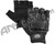 Valken V-Tac Half Finger Plastic Back Paintball Gloves - Black - MD/LG (ZYX-1760)