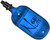 Ninja Lite Carbon Fiber Air Tank - 68/4500 w/ Pro V3 Regulator - Translucent Blue