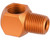 Warrior 1/8 Inch NPT 90 Degree Elbow - Sunburst Orange