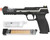 G&G Armament Piranha SL Gas Blow Back Airsoft Pistol - Silver (GAS-PRN-LNG-SBB-UCM)