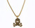 HK Army Skull Franco Chain - 3mm Gold