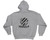 Hustle Paintball Go Paintballing Hooded Sweatshirt - XL - Grey (ZYX-2072)
