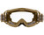 Rothco OTG Airsoft Goggles - Coyote Brown w/ Clear Lens