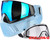 Carbon CRBN Zero Pro Paintball Mask (Less Coverage) - Sky Blue