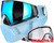 Carbon CRBN Zero Pro Paintball Mask (More Coverage) - Sky Blue