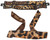 Bunkerkings Coronation 4-Point Goggle Strap & Headband Bundle - Leopard