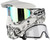 JT ProFlex Paintball Mask - LE 100 Dollar Bill w/ 2 Lenses