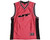 JT Basketball Retro Tank Top - Red/Black - Small (ZYX-3104)