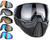 HK Army KLR Paintball Mask w/ Additional Free Lens - Onyx w/ Dusk Lens