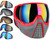 HK Army KLR Paintball Mask w/ Additional Free Lens - Heat