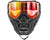 HK Army HSTL Skull Thermal Paintball Mask w/ Free Microfiber Cloth - Death (Black w/ Fire Lens)
