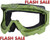JT Flex 7/Flex 8/ProFlex/Spectra Goggle Mask Frame (No Lens) - Bandana Slime Green