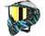 HK Army HSTL Thermal Paintball Mask - Fracture Black/Turquoise w/ Gold Lens