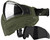 Push Unite Basic Paintball Mask w/ Free Additional Smoke Lens - Olive