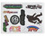 ANSgear.com Baller Sticker Sheet - Grey