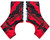 HK Army Cleat Covers - Short - Tiger Red