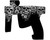 Laser Engraved Gun Design - Skulls 'n Roses