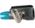 Azodin On-Off Dovetail ASA w/ 90 Degree Fitting - Dust Grey w/ Teal Knob
