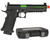 Lancer Tactical Knightshade Hi-Capa Gas Blowback Airsoft Pistol - Black/Green (LTX-6BZ-M)