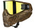 HK Army HSTL Skull Thermal Paintball Mask - Machine Gold (Machine Gold w/ Gold Lens)