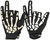 Refurbished - Exalt Death Grip Paintball Gloves - White - Medium (033-0012)