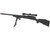 UHC Super X-9 Swat Sniper Rifle Bolt Action Airsoft Gun - Black (No External Magazine)