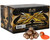 DXS Gold 2,000 Round Paintball Case - Gold Shell w/ Tournament Orange Fill ( .68 Caliber )