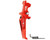 Maxx Model CNC Aluminum Advanced Speed Trigger Style E - Red (MX-TRG002SER)