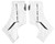HK Army Cleat Covers - Short - DZN DCS LTD#2 - White