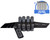 Bunkerkings Fly2 Pack Paintball Harness w/ 8 ESC Pods - 4+7 - Black Skull
