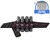 Bunkerkings Fly2 Pack Paintball Harness w/ 8 ESC Pods - 4+7 - Purple Skull