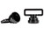 HK Army Proflex Aluminum Chin Strap Screw Set - Black