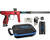 SP Shocker AMP Electronic Paintball Gun - Red/Pewter Version B