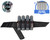 Bunkerkings Fly2 Pack Paintball Harness w/ 8 ESC Pods - 4+7 - Black Joker