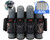 Bunkerkings Fly2 Pack Paintball Harness w/ 8 ESC Pods - 4+7 - Black Joker