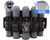 Bunkerkings Fly2 Pack Paintball Harness w/ 8 ESC Pods - 5+8 - Black Joker